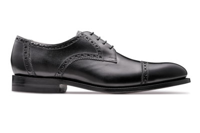 紳士革靴の定番ストレートチップ　ニュートンブラック NEWTON BLACK
