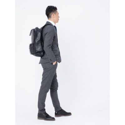 スーツスタイル大人の通勤に最適リュックが新ビジネス　DESMOND-II黒ブラック